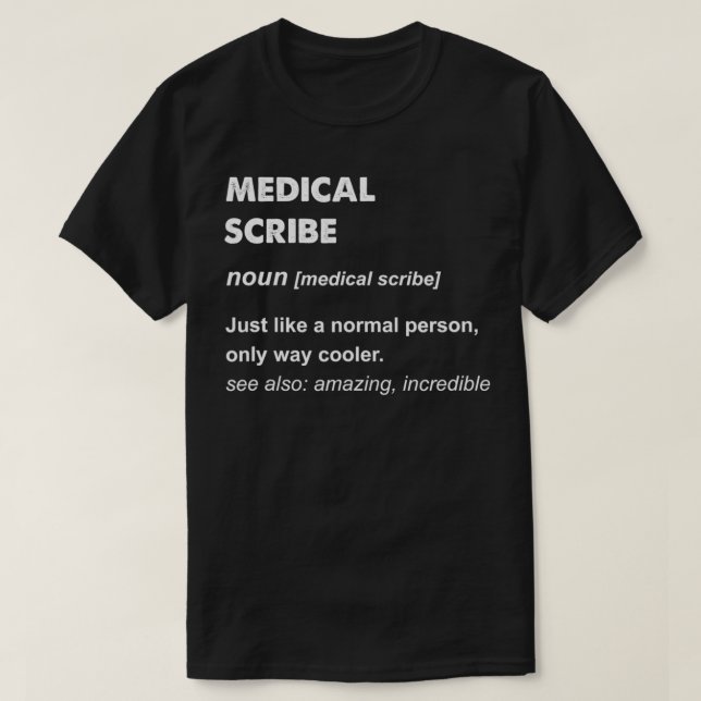 T-shirt Script Médicale (Design devant)