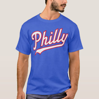 T-shirt Script Philly BleuBlancRouge
