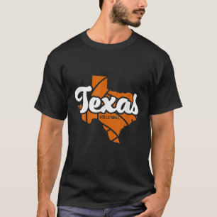 T-shirt Script rétro de volley-ball du Texas