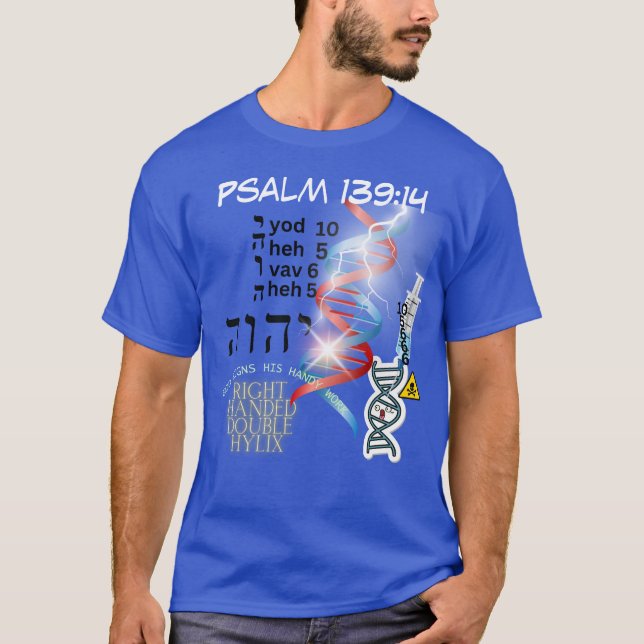 T-shirt SCRIPTURE D'ADN (Devant)