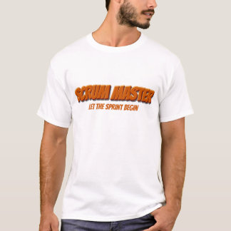 T-shirt Scrum Master Laissez le Sprint Commencer