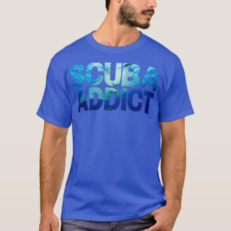 T-shirt Scuba addict and manta ray
