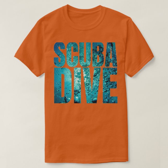 T-shirt Scuba dive diver underwater world gift idea 1 (Design devant)