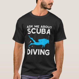 T-shirt Scuba Diver sous l'océan M'interroger Scuba