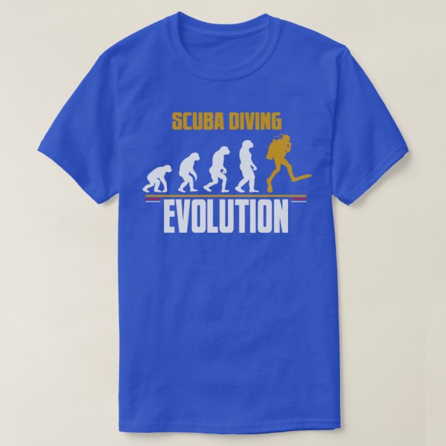 T-shirt Scuba Diving Evolution 7 (Design devant)