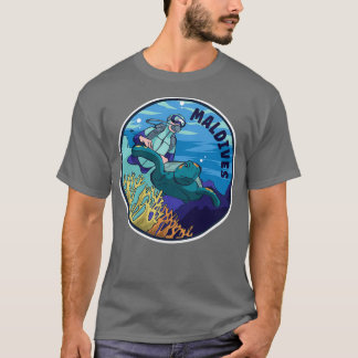 T-shirt Scuba Diving In Maldives
