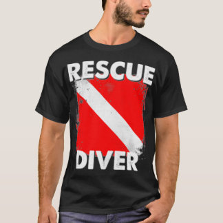 T-shirt SCUBA Secourir Diver Instructeurs Étudiants Divema