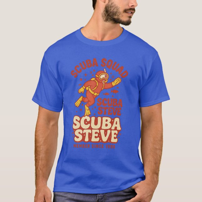 T-shirt Scuba Steve Scuba Squad (Devant)