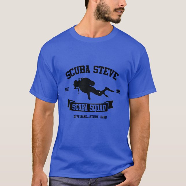 T-shirt Scuba Steve Scuba Squad Big Daddy (Devant)