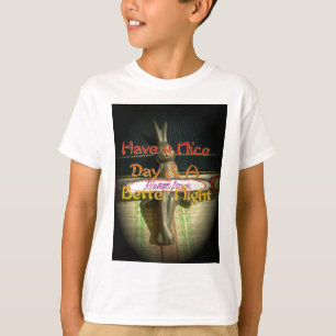 T-shirt Sculpture de lapin de bronze avec citations inspir