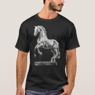 T-shirt Sculpture de statue de cheval 1
