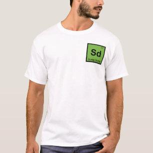 T-shirt Sd - quartier de Sunset San Francisco Chimie