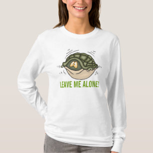 T-shirt se cacher dans sa carapace de tortue laissez-moi t