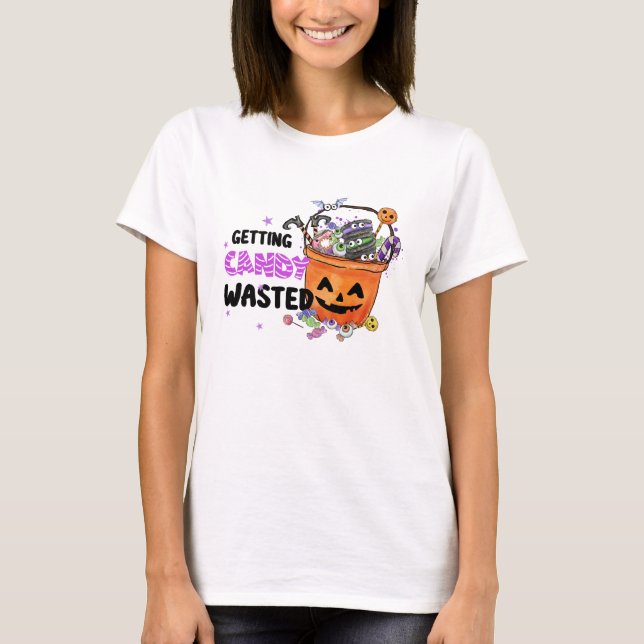 T-shirt Se débarrasser des bonbons (Devant)