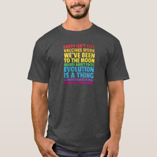 T-shirt 'Se Débattre Pour La Science'