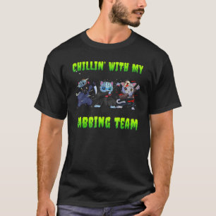 T-shirt Se détendre avec mon équipe de ninja dabbing de ch