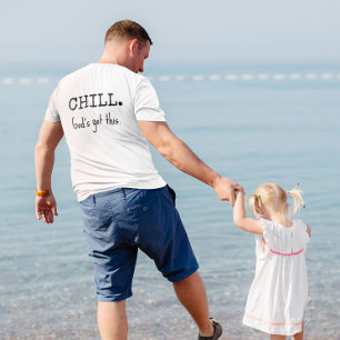 T-shirt Se détendre, Dieu s'en charge, Écriture de Romains