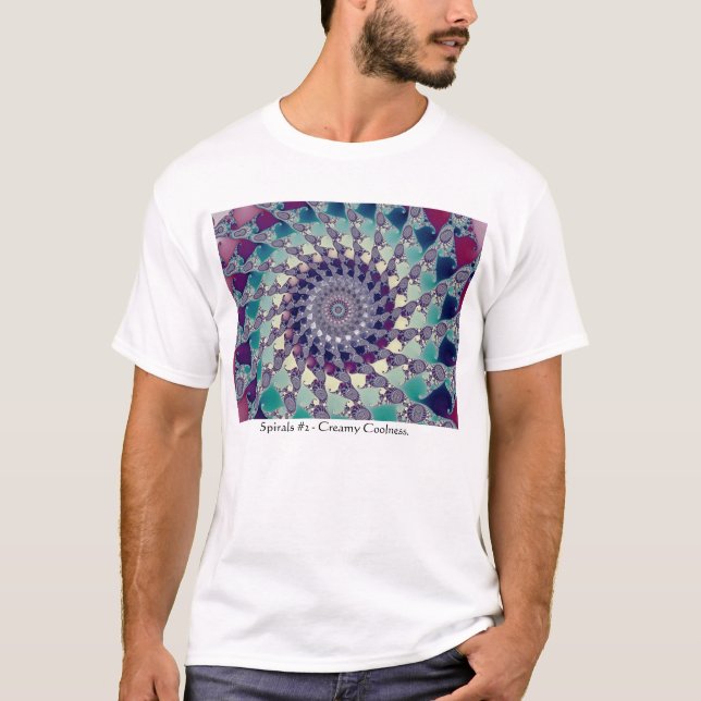 T-shirt Se développe en spirales #2 (le T-shirt) (Devant)