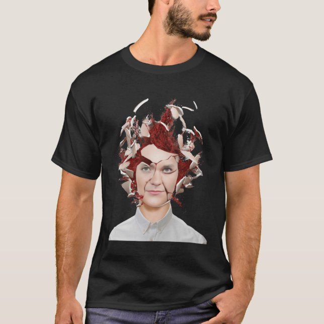 T-shirt Se dresser contre l'autocollant de haine de Nick F (Devant)