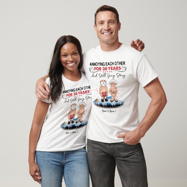 T-shirt Se Fâcher L'Un L'Autre Pour, Accent Personnalisé (Unisexe)