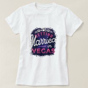 T-shirt Se marier à Vegas Bride