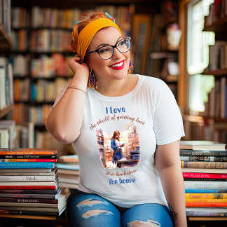 T-shirt Se perdre dans une librairie pendant des heures