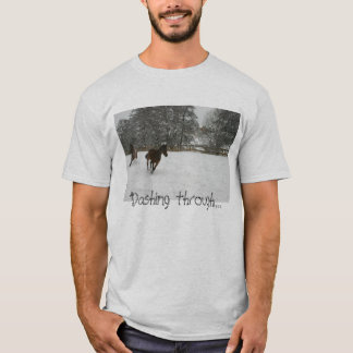 T-shirt Se précipiter à travers…