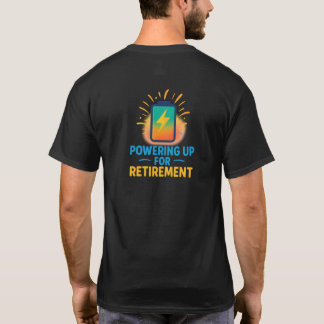 T-shirt Se préparer pour la retraite – Tee à l'icône de ba