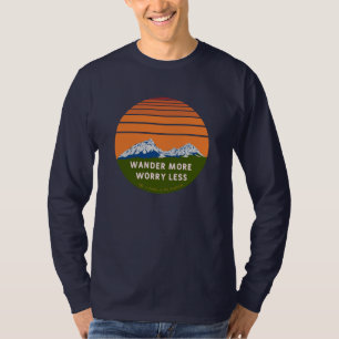 T-shirt Se promener plus s'inquiéter moins