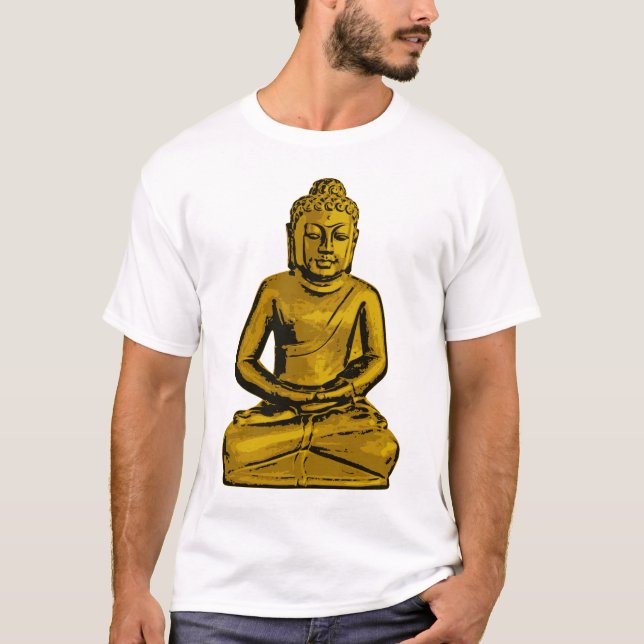 T-shirt se reposant de Bouddha (Devant)