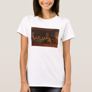T-shirt Se réunir de diplomates (huile sur la toile)