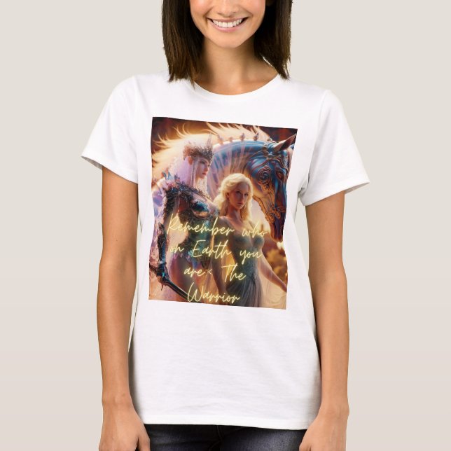 T-shirt "Se souvenir de qui êtes-vous sur Terre : le guerr (Devant)
