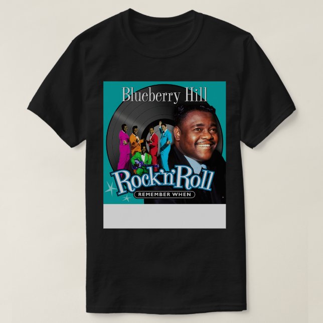T-shirt Se souvenir de Rock n Roll Blueberry Hill (Design devant)