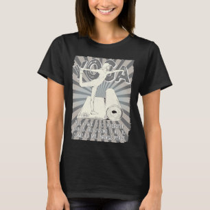 T-shirt Se taiser après que le monde apporte le chaos lui