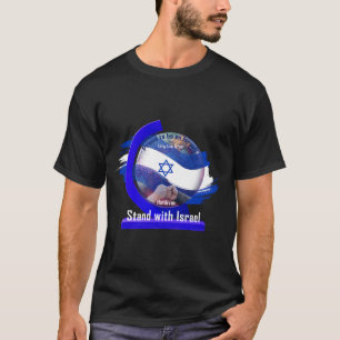 T-shirt Se Tenir Avec Israël