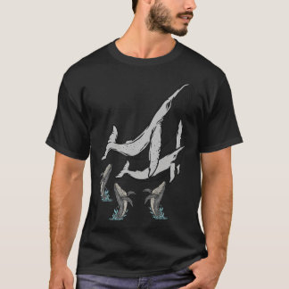 T-shirt Sea Aquarium Animal Whale Cadeau Orca