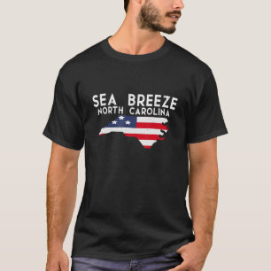 T-shirt Sea Breeze Caroline du Nord États-Unis Amérique Vo