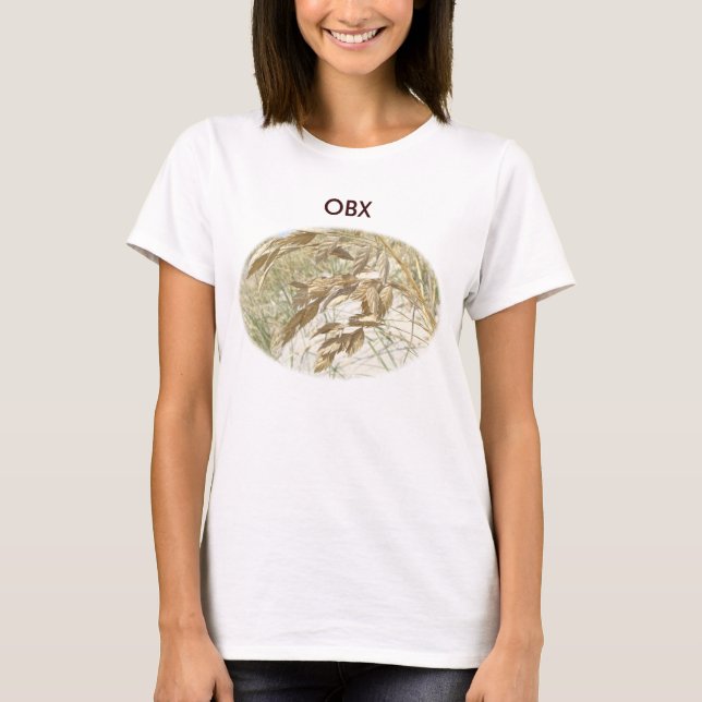 T-shirt Sea Oats Outer Banks série NC (Devant)