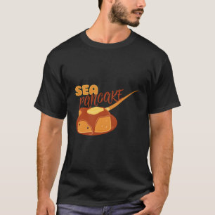 T-shirt Sea Pancake Funny Manta Ray Stingray Nourriture Po