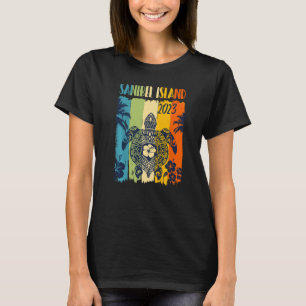 T-shirt Sea Turtle Retro Sanibel Island Florida Family Vac