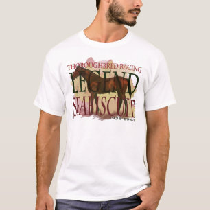 T-shirt Seabiscuit - légende de emballage de pur sang