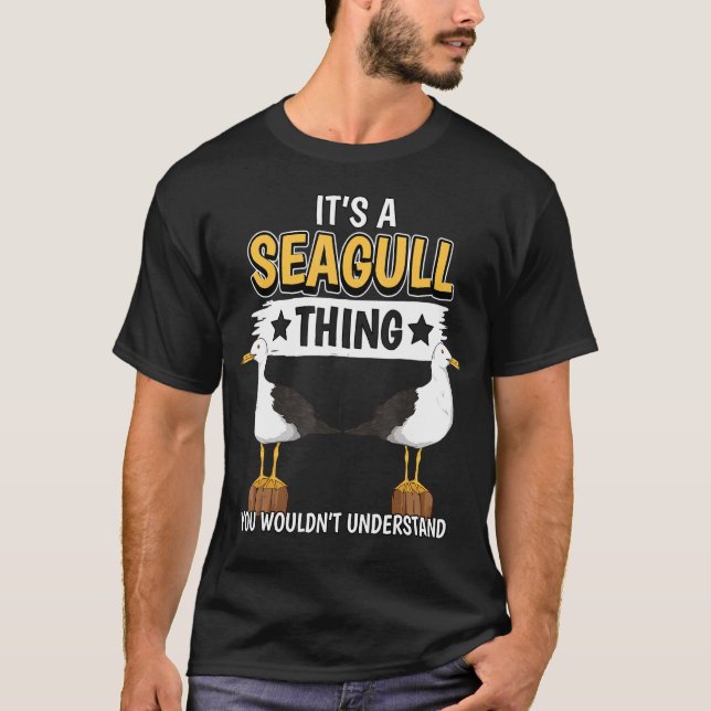 T-shirt Seagulls Cite Sea Gulls C'Est Un Seagull Thé Seagu (Devant)