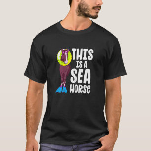 T-shirt SeaHorse Équitation Course Équestre Fille Spo