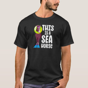 T-shirt SeaHorse Équitation Course Équestre Fille Sport