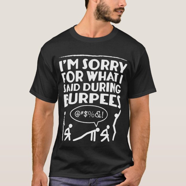 T-shirt Séance d'entraînement de Burpees (Devant)