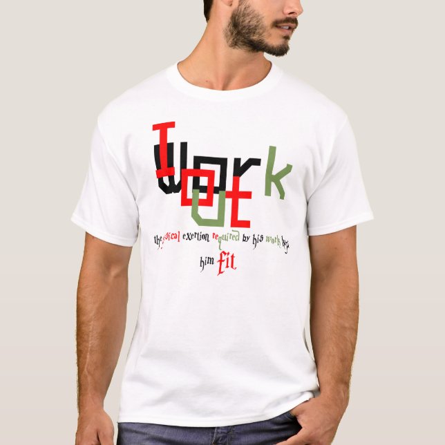 T-shirt Séance d'entraînement et forme physique de rue (Devant)