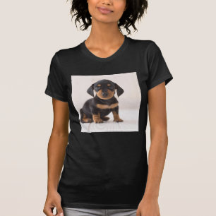 T-shirt Séance miniature de teckel
