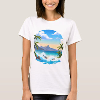 T-shirt Seascape et Sunrise