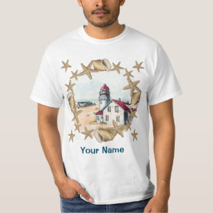 T-shirt Seashell Lighthouse