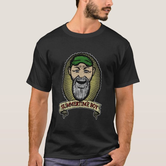 T-shirt Seasick Steve- Summertime Boy V-Neck  (Devant)